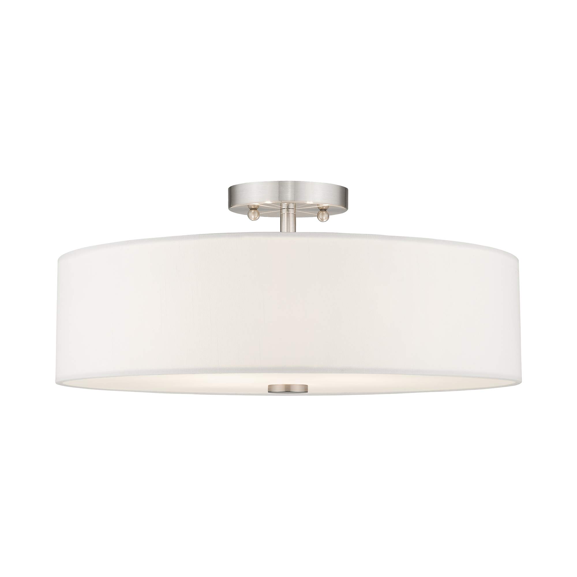 Luz* CO-Z 4.7-in W 1 -Light Nickel Wall Sconce in the Wall