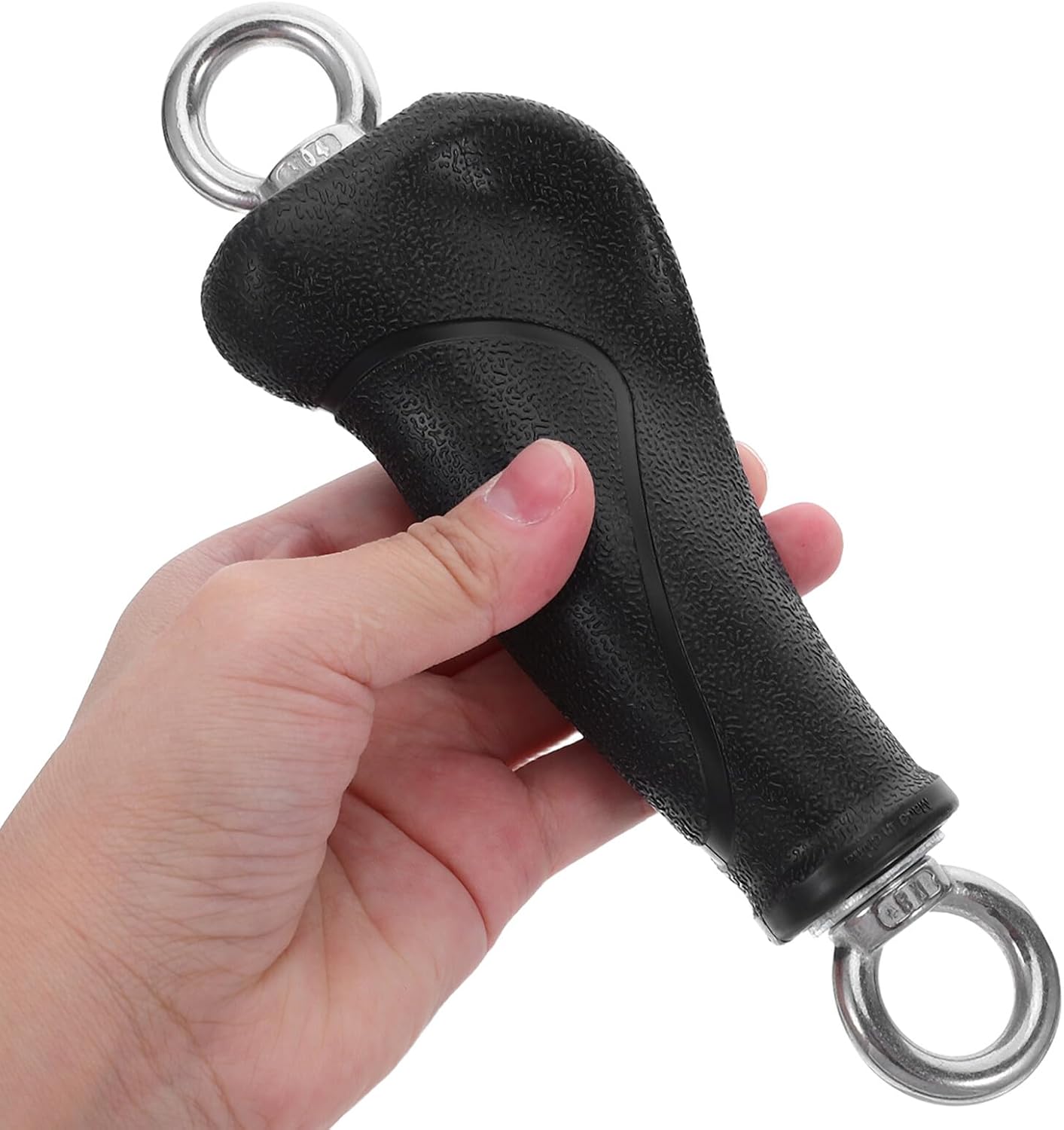 POPETPOP 2pcs Workout Handles Cable Machine Attachments, Fitness Handle Grips for Strength Training, Arm Training Equipment Compatible with Resistance Bands for Home Gym Pulley System