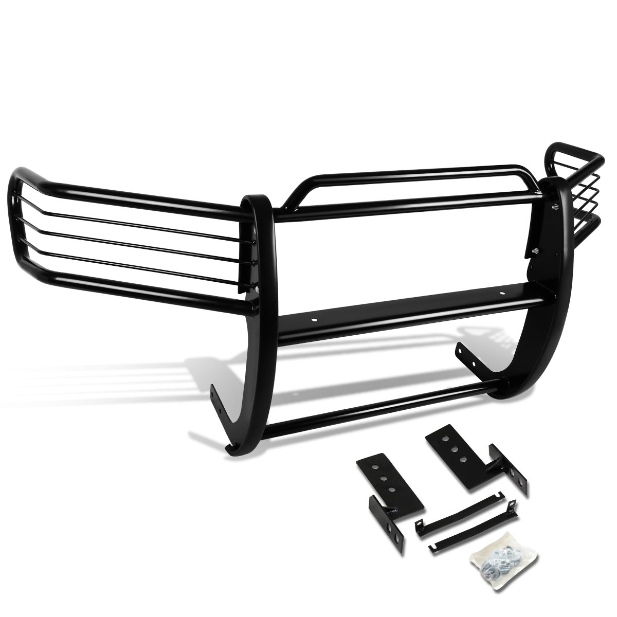 DNA MOTORING GRILL-G-059-BK Black Front Bumper Brush Grille Guard Compatible with 01-07 Sequoia