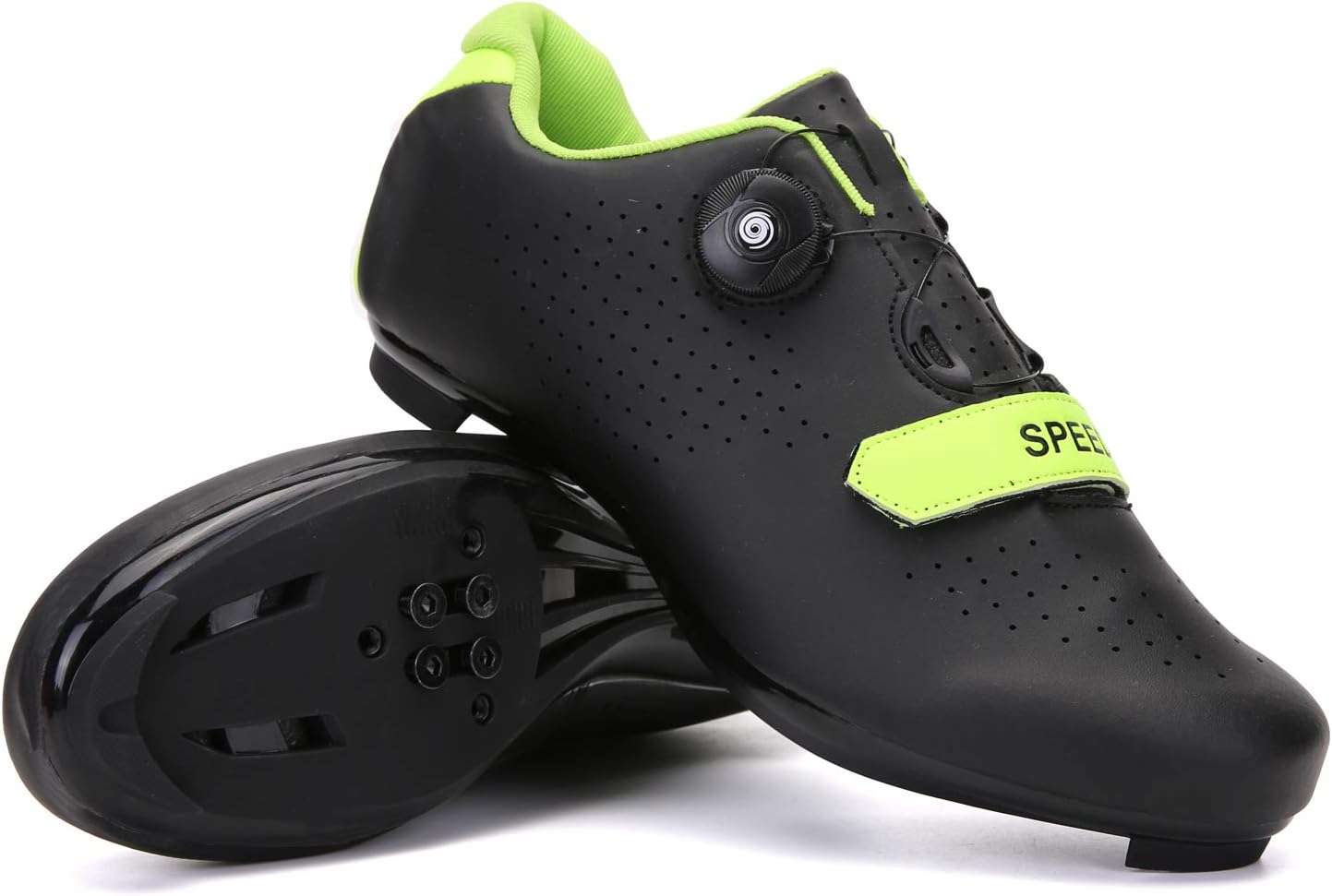 [QVONTON] ビンディングシューズ サイクルシューズ ロード シュ&minus;ズ バイク 靴 MTBシューズ 自転車 SPD/SPD-S