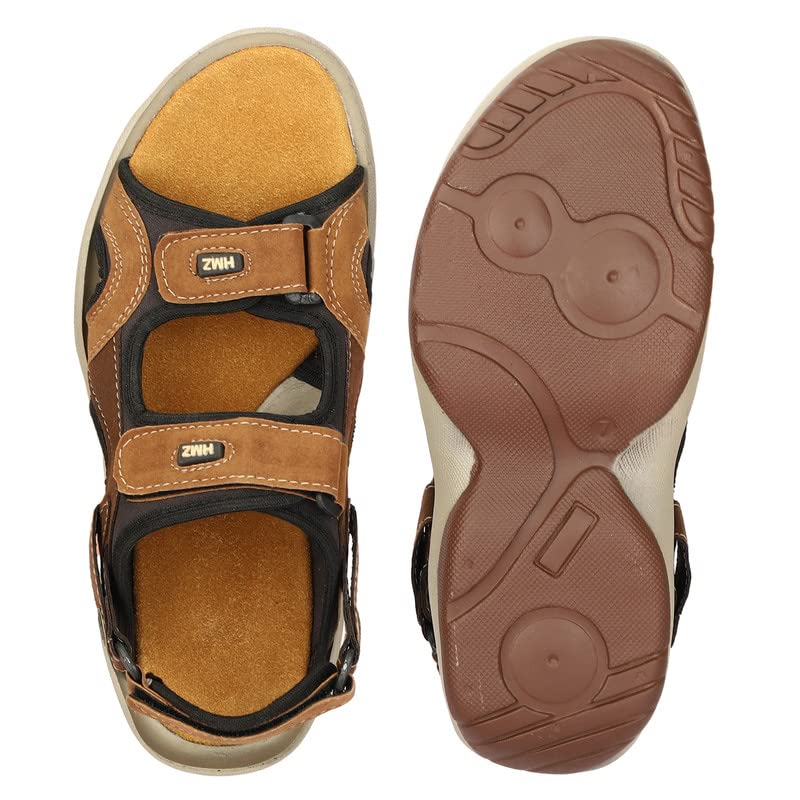 Image of Exquisite Tan Leather Sandals - A Perfect Blend of Luxury and Comfort