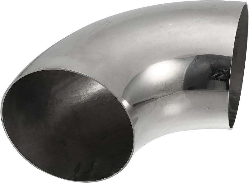 Curva de escapamento X AUTOHAUX 90° em aço inoxidável SS304, diâmetro externo 114 mm – 1 unidade