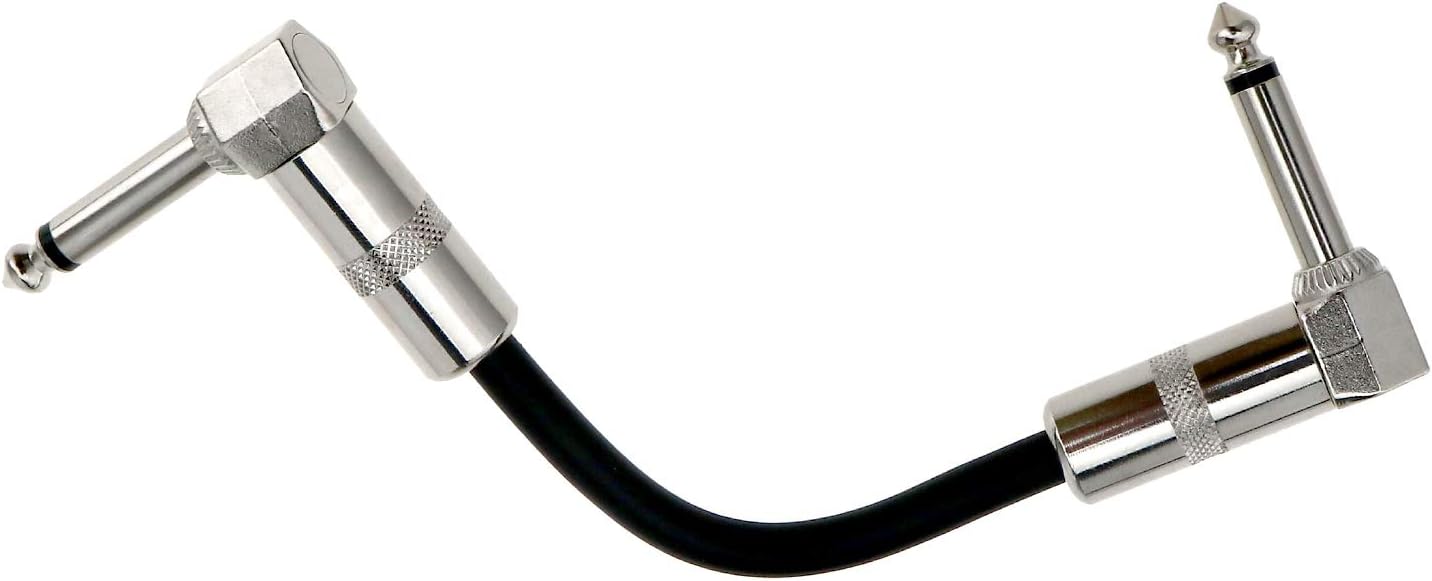 Guitar Patch Cable, 6.35mm Guitar Effects Pedal PedalBoards Patch Jumper Cable