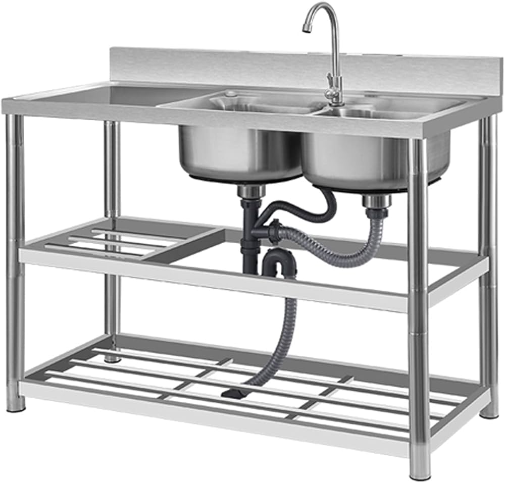 Amazon.co.jp: 流し台 屋外 ステンレス大型 ガーデンシンク ステンレス