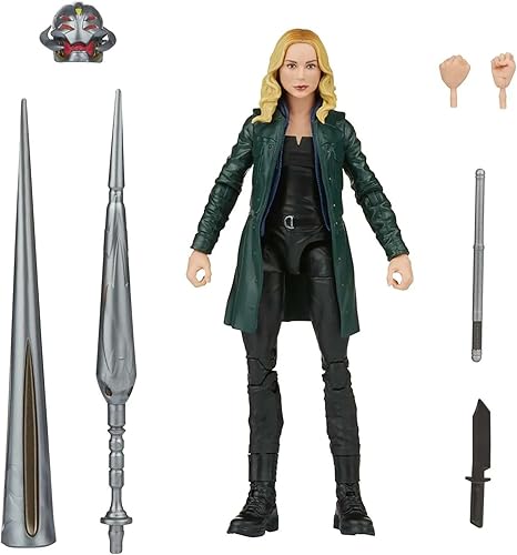 Miniatura 2 de Marvel Legends Series Sharon Carter - Figura de acción de 6 pulgadas, serie Disney+, MCU, incluye 4 accesorios y 2 piezas Build-A-Figure
