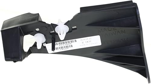 Miniatura 3 de DAT AUTO PARTS Soporte de parachoques de refuerzo de la cubierta de repuesto para 05-09 Ford Mustang delantero derecho del pasajero negro FO1027110