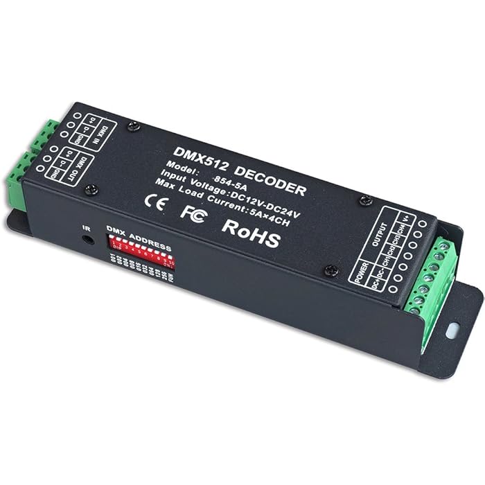 Buy 4CH x 5A DMXPWM Decoder Constant Voltage Driver Convert