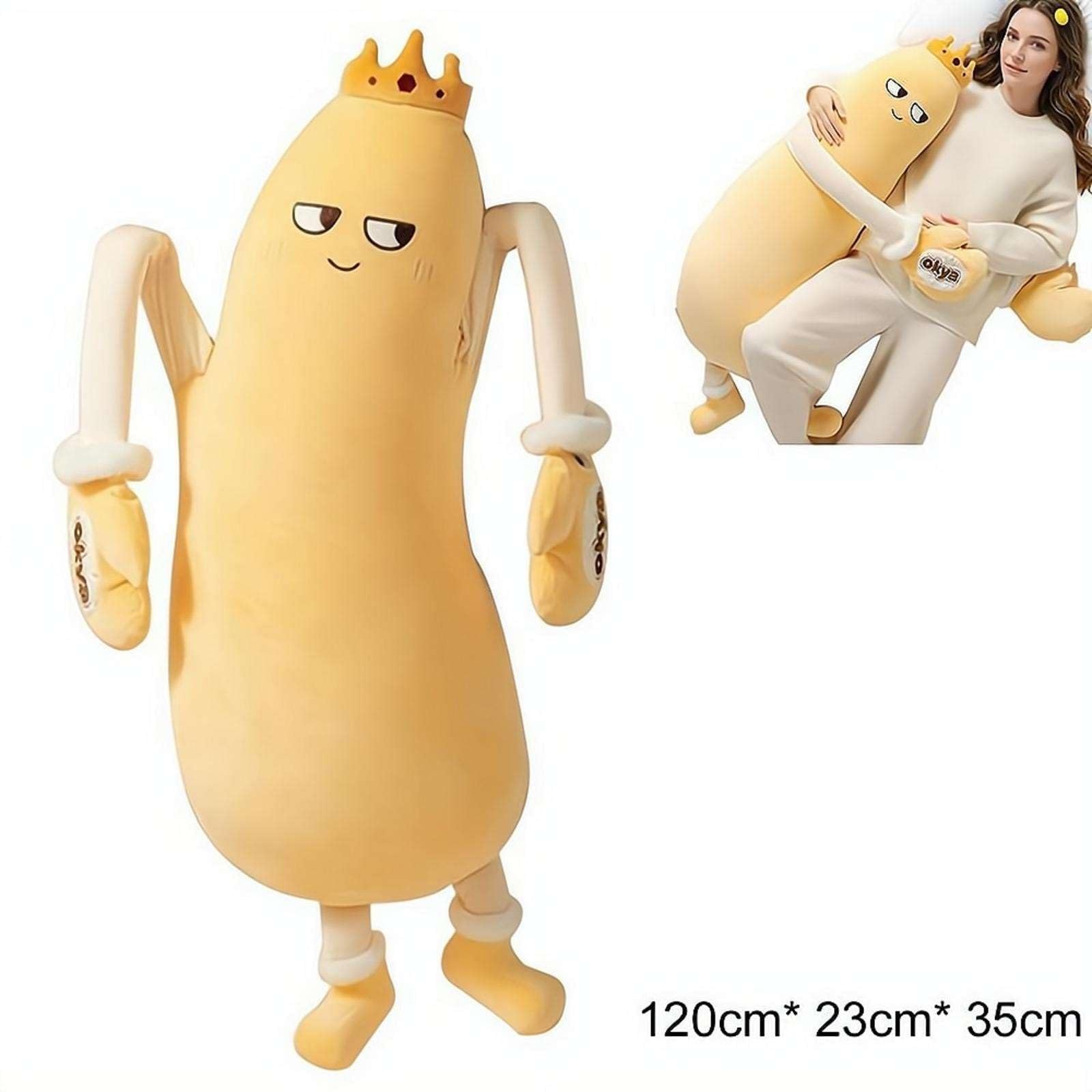 Cuscino da abbracciare in peluche mango, cuscino lungo con braccio RC Heat Pat e cuscini Bluetooth S Cuddle Recording, lenitivo