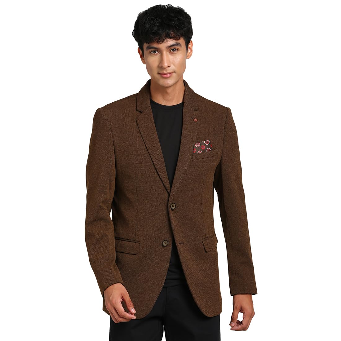 turtle Men's Single Breasted Tailored Blazer-picture-27
