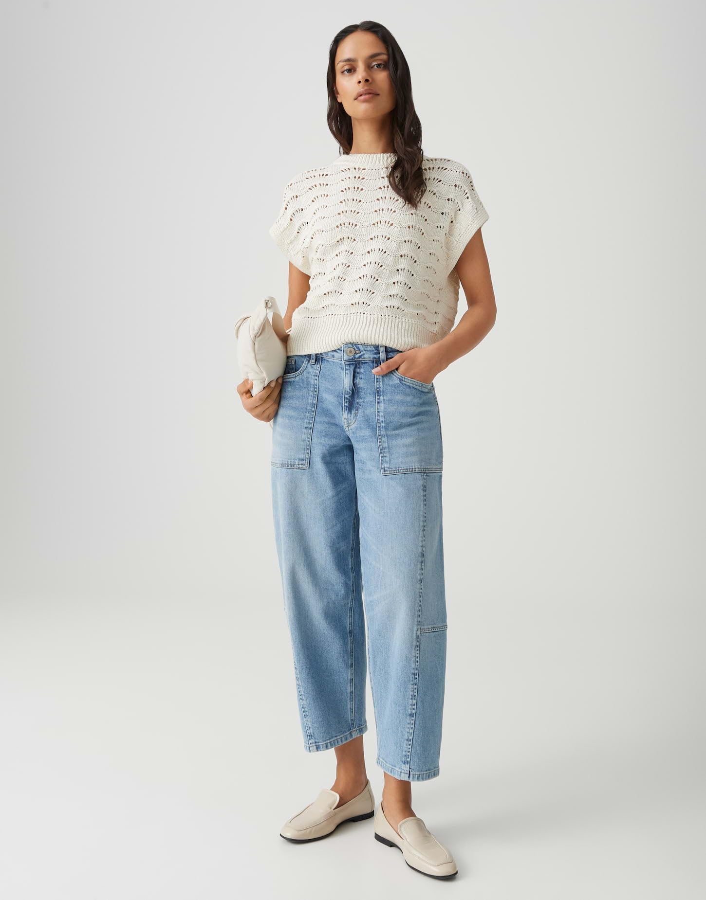 OPUS Damen Jeans | Lolah Lively Barrel Jeans aus Dry Indigo® Mid Rise