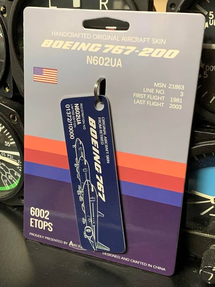 ユナイテッド航空 B767 タグ 実機 フライトタグ Amazon.co.jp: ユナイテッド航空 B767 タグ キーホルダー 実機