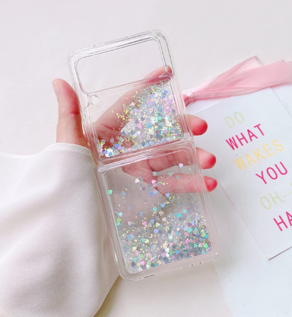 Coque phosphorescente Galaxy Z Flip 4 protection flash paillettes - 2