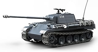 SEMKY Military Series Panzerkampfwagen V Panther Tank MOC Building Blocks and Engineering Toy（1180 Pieces），with 6 Figure,WW2 Army Tank for Kid and Military Fan