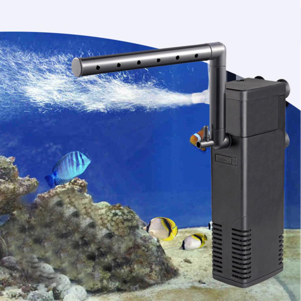 Bomba de Agua Sumergible para Acuario, 22w 1000l/h, Negro
