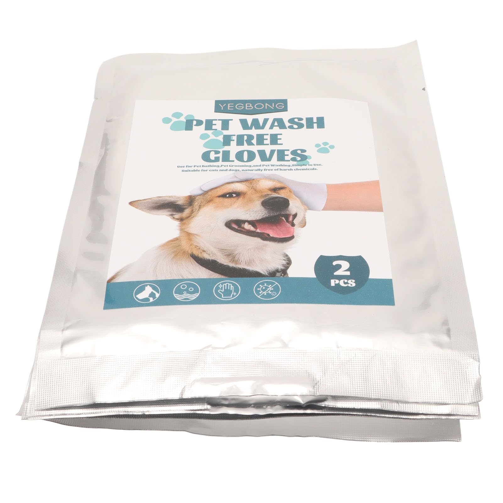 HEEPDD Rękawiczki do Czyszczenia Pet SPA, Ekstrakty Roślinne, Bez Alkoholu, Bez Zapachu, z szybką, delikatną pielęgnacją Sierści, dla Psów, Kotów, Koni, Królików