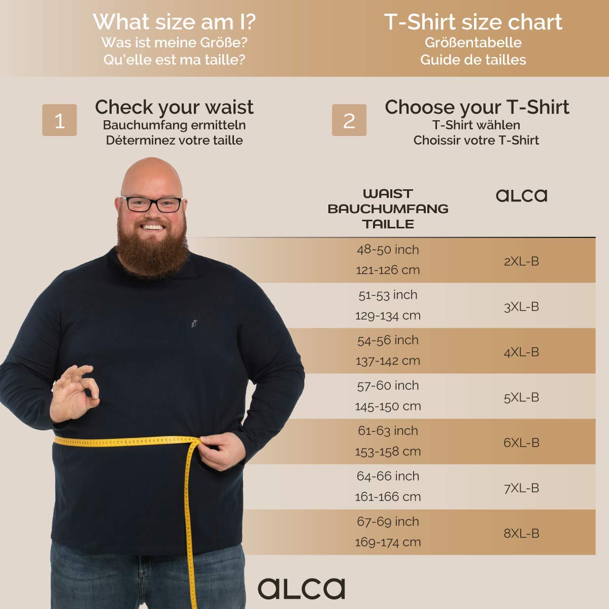 Alca Sudadera con capucha para hombres con talla grande, contorno abdominal, talla XXL-8XL, sudadera con capucha y cuello redondo, color azul