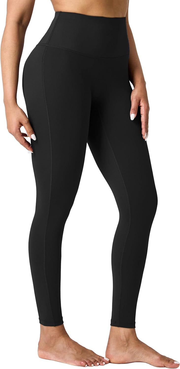Naked-Feel No Front Seam Yoga Leggings 25"