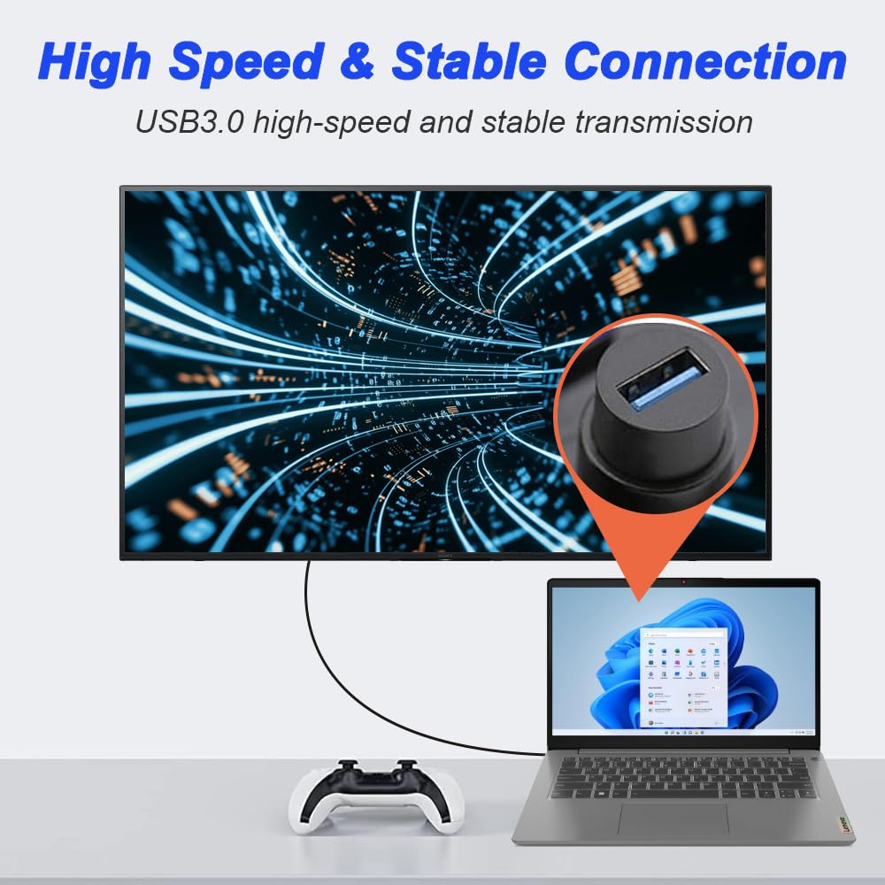 2 Pezzi Connettore USB 3.0 Femmina-Femmina M20 Impermeabile IP68 - Adattatore Da Pannello - 6