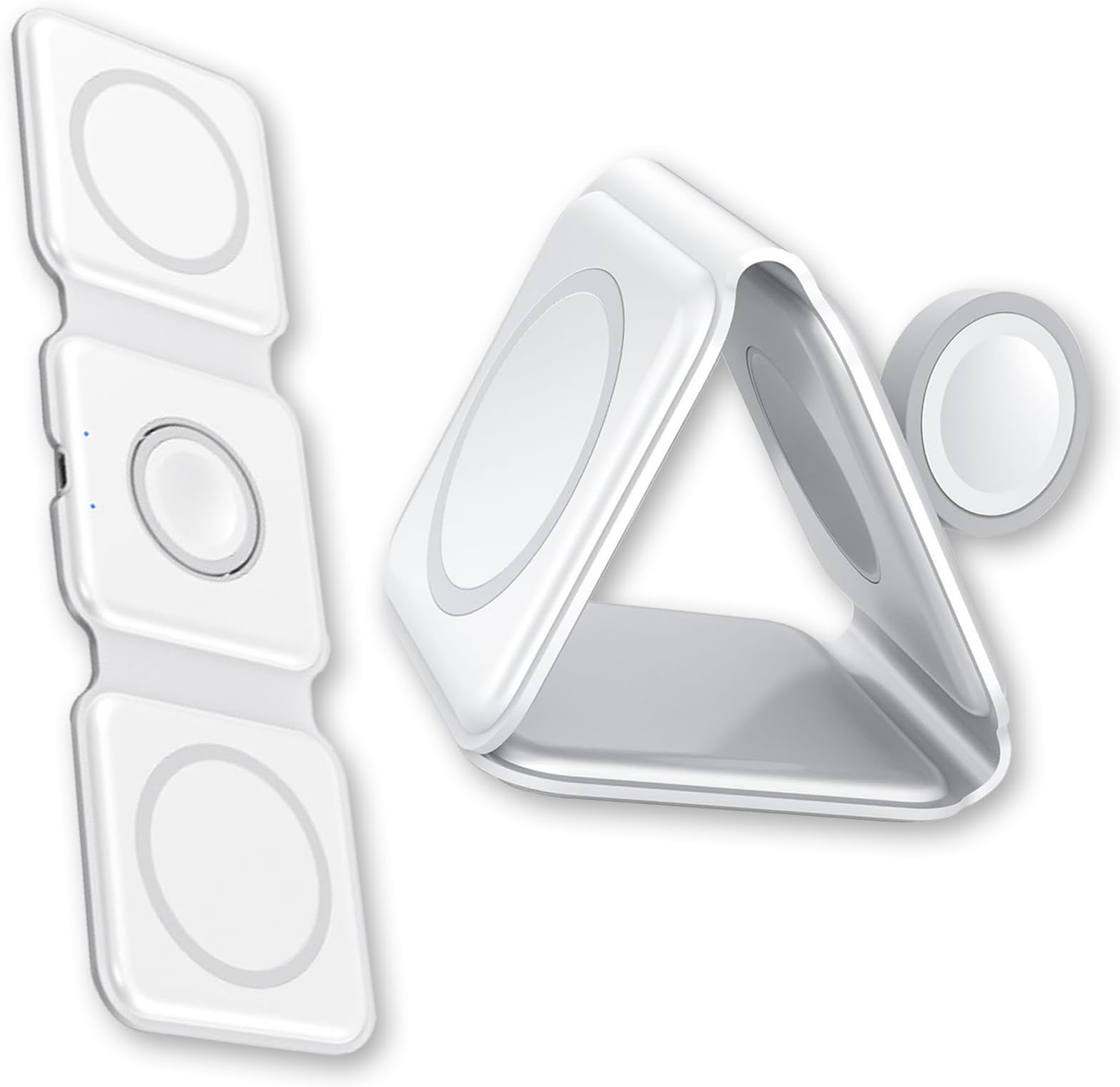 Charging Station for Apple Multiple Devices 3 in 1 Foldable Wireless