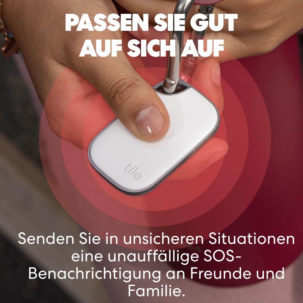 Life360 Tile Pro - Leistungsstarker Bluetooth-Tracker, Schlüssel- und Gegenstandsfinder für Schlüssel, Taschen und mehr. iOS- & Android-kompatibel. Handy-Finder. 2er-Pack (Schwarz/Weiß)