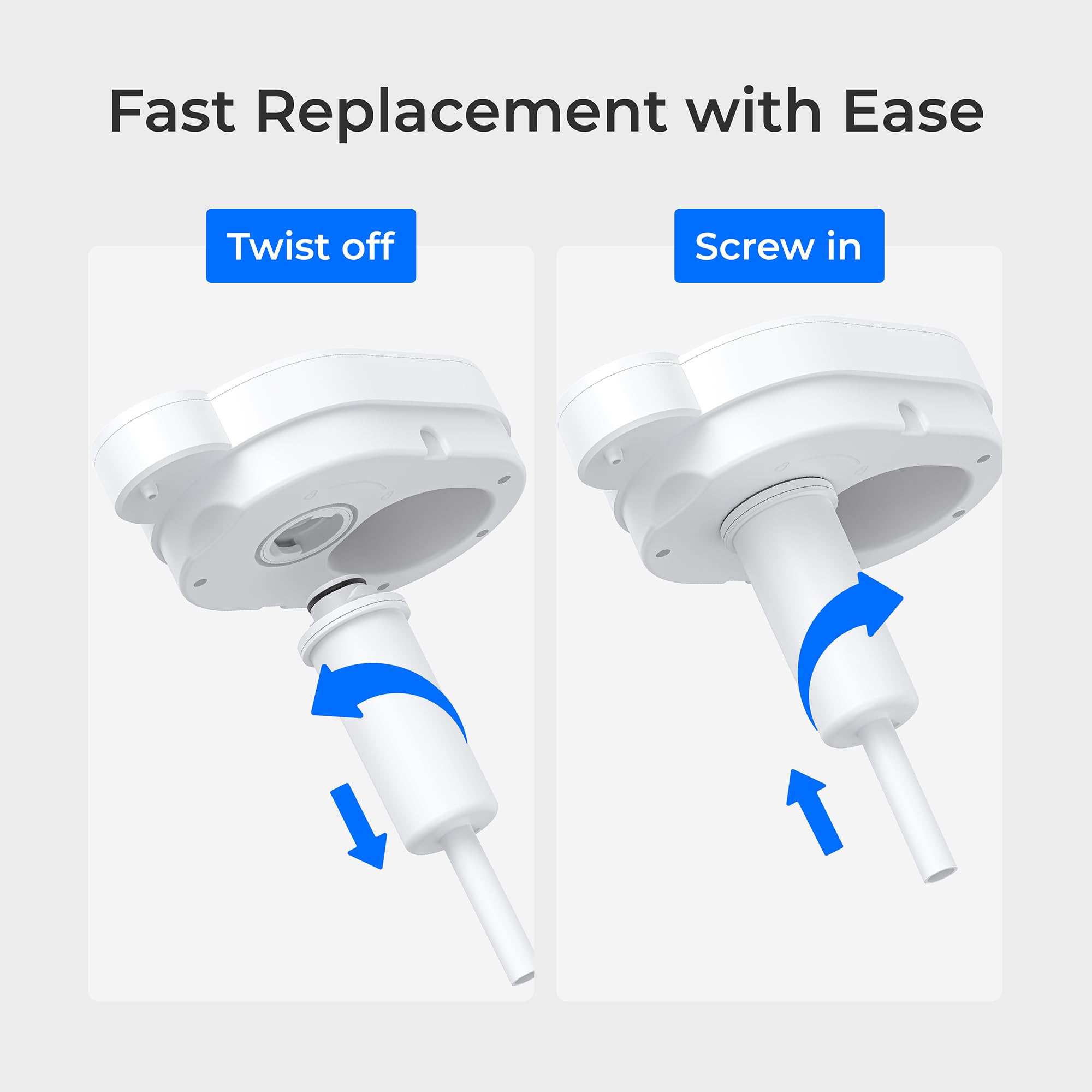 Waterdrop WD-EWFS Replacement Filters for Waterdrop FreshTaste Rechargeable Electric Pitcher - 2 Months or 40 Gallons Reduce Chlorine — view 8