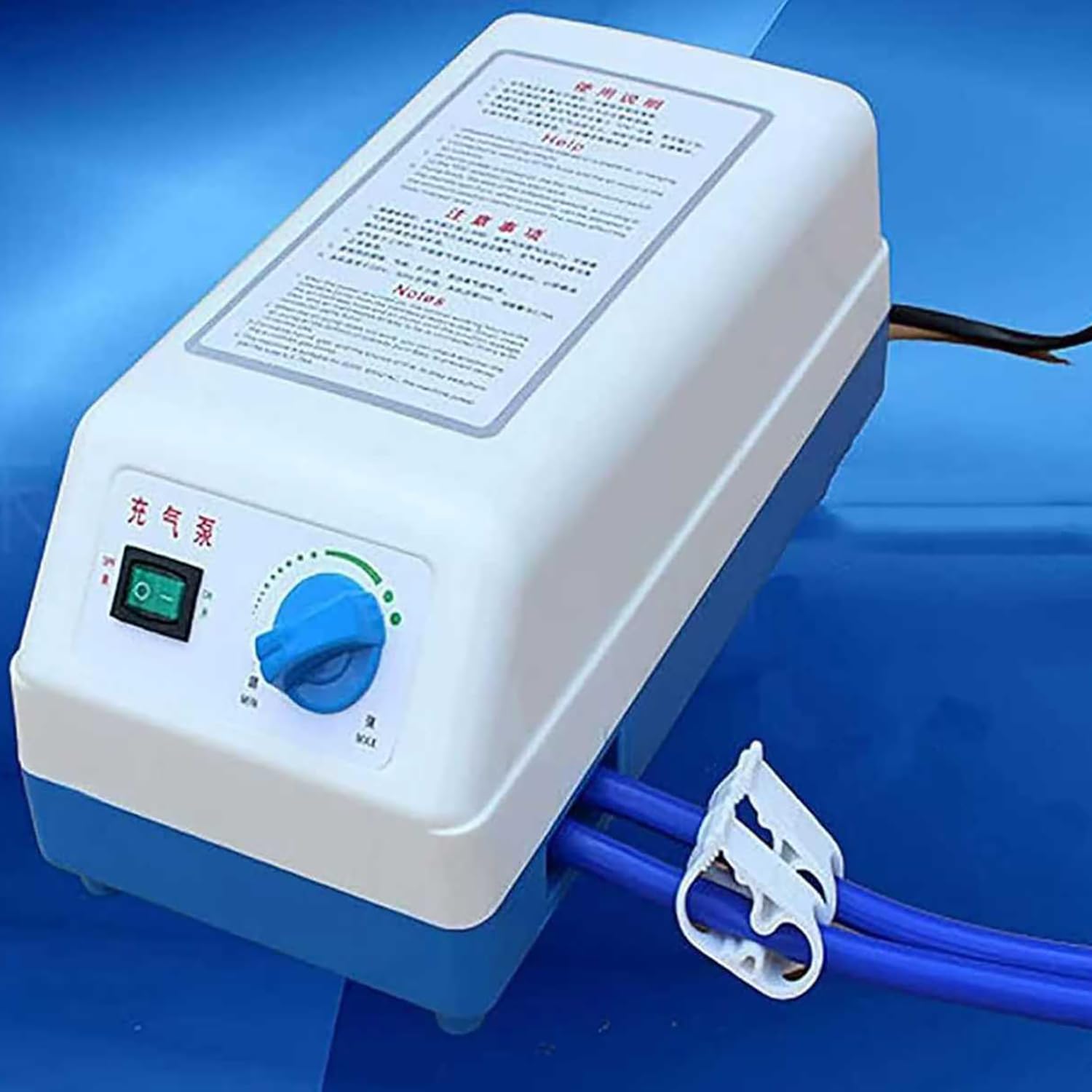 Cuscino antistress per sedia a rotelle, decubito, con pompa elettrica, 11 strisce di gas, in PVC, impermeabile, per sedia da ufficio