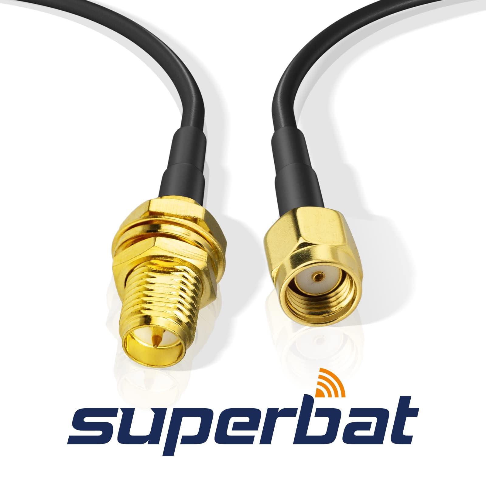 Superbat WLAN-antenne-verlengkabel, 5 m (2 stuks), SMA
