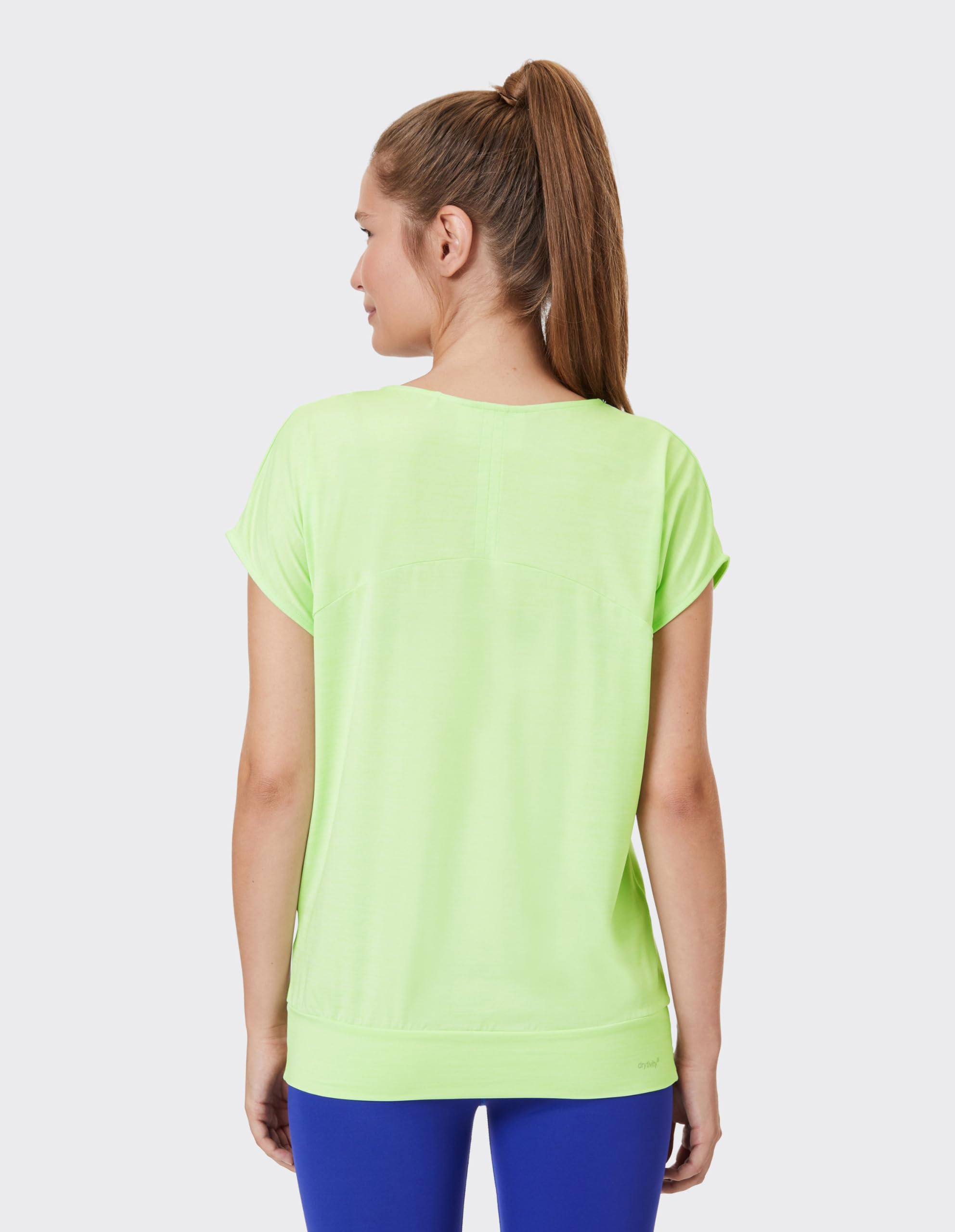 Venice Beach Sport-T-Shirt für Damen mit lässiger Schnittform und V-Ausschnitt Sui