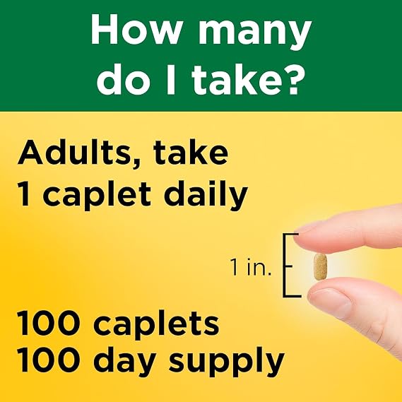 Nature Made Vitamin B-Complex Caplets 100 Caplets (Pack of 2)