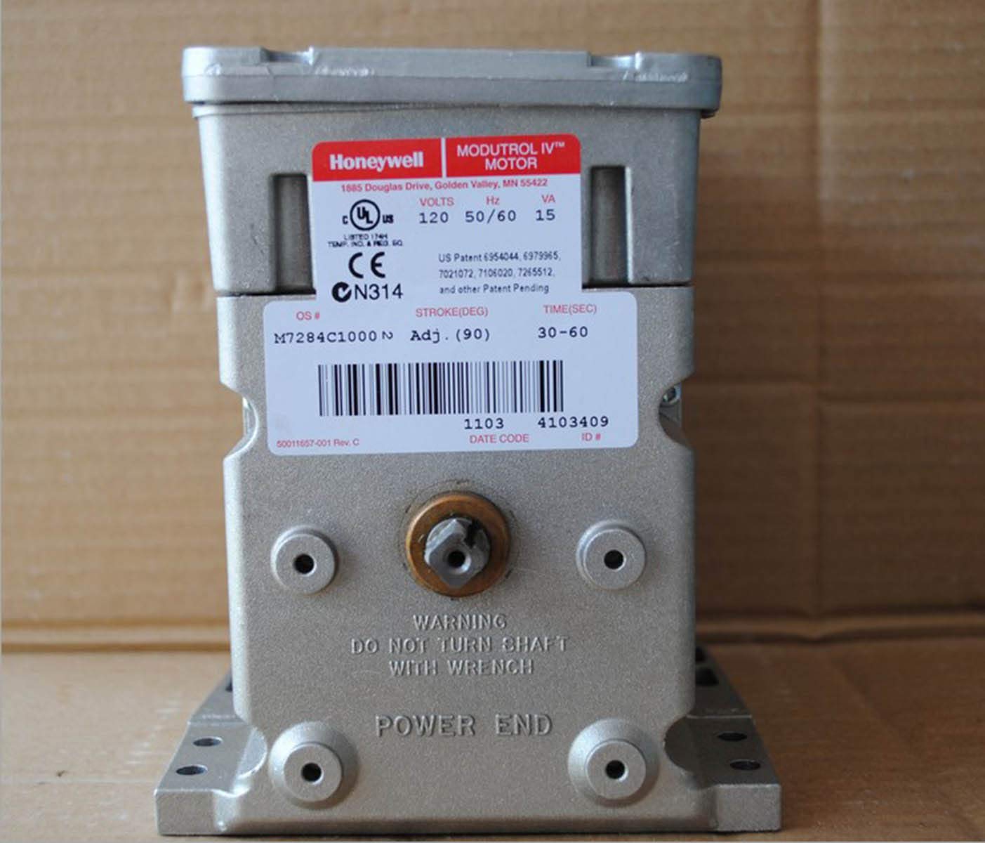 M7284C1000 150 lb-in, NSR Actuator, 4-20mA Control, 120V M7284C1000/U