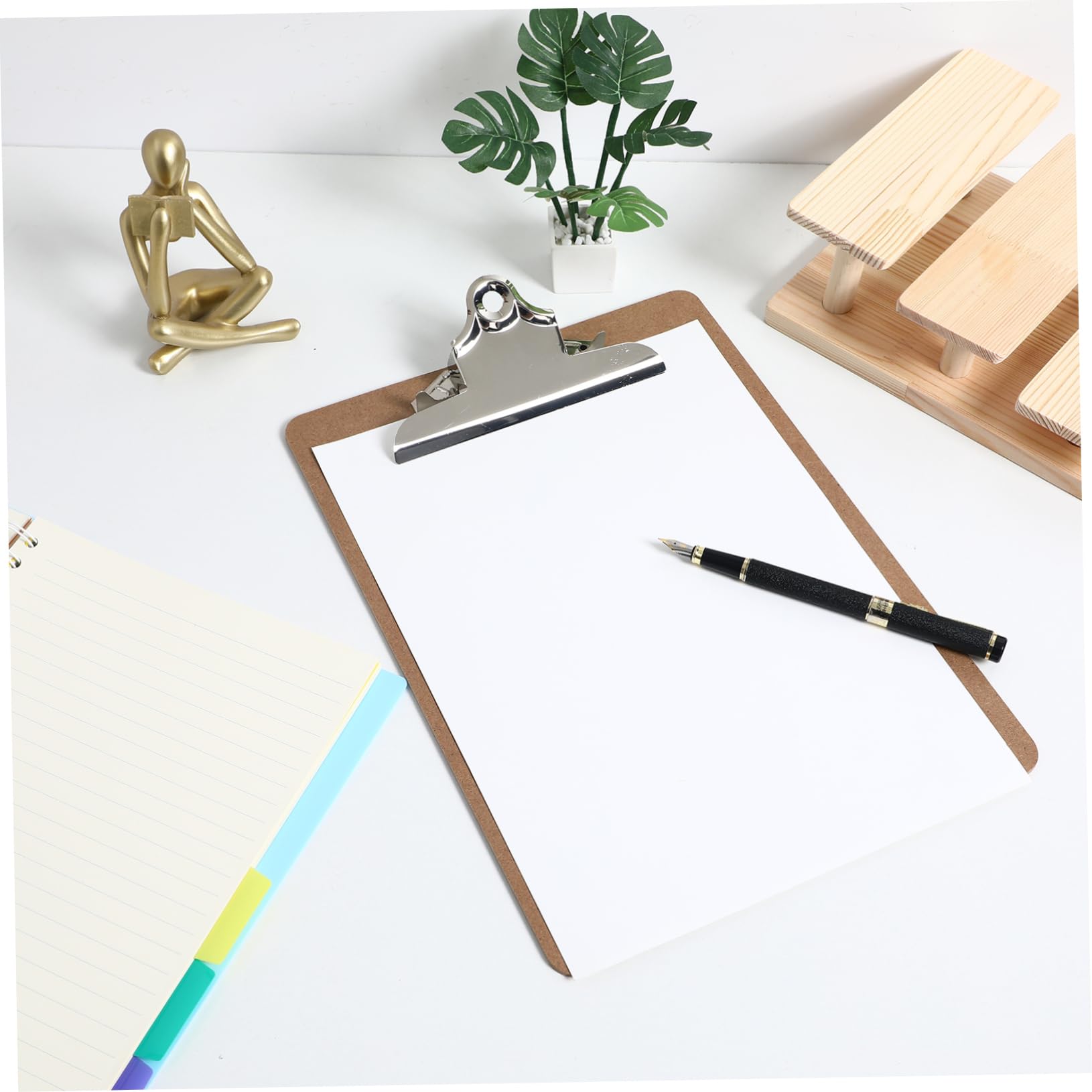 PLAFOPE 6pezzi Clipboards Portatili Da Lavagne Per Ufficio Con Clip Sicura e Versatile Per Scrittura Disegno e Appunti Per Professionisti Movimento