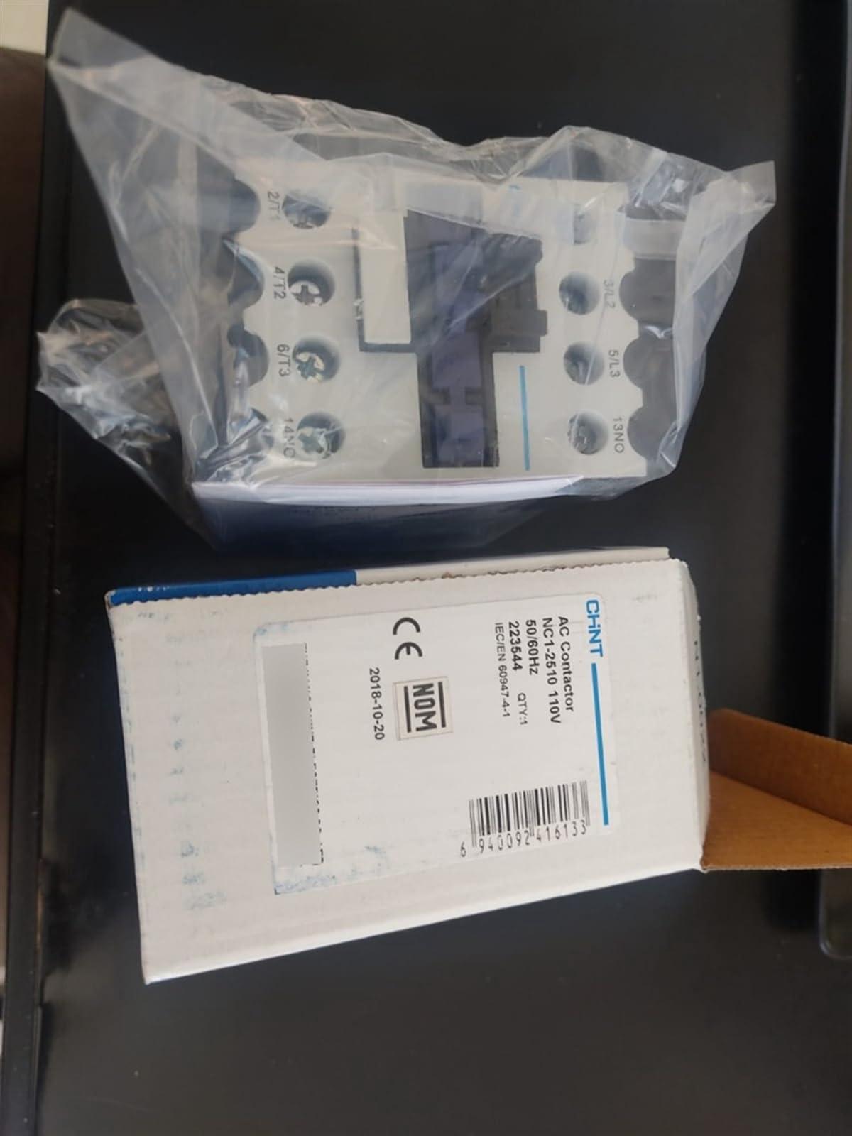 Stycznik trójfazowy cewka 25a 110vAC (NC1-2510 110VAC)