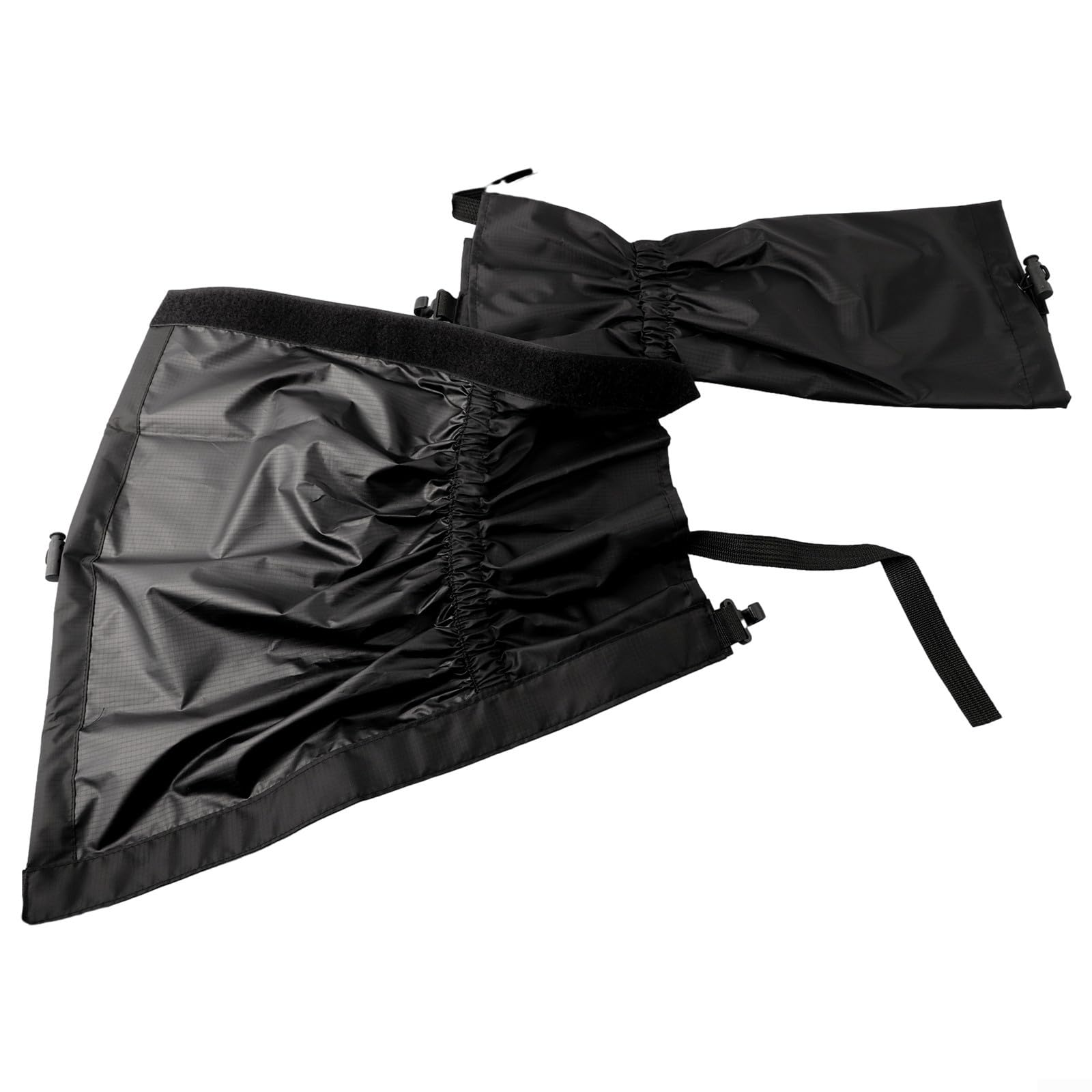 Polainas protectoras impermeables transpirables para botas de senderismo escalada (negro)