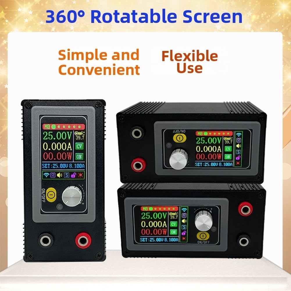 Alimentatore DC regolabile 50V 8A 400W con telecomando WiFi, regolatore di tensione digitale per laboratori CNC, protezione da sovraccarico, funzione di memoria (senza WIFI)