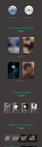 Miniatura 3 de EXO Baekhyun Bambi 3rd Mini Album PhotoBook Version Night Rain Cover 2p Folding Poster+88p PhotoBook+24p Lyrics Book+Clear Card+1p Film+1p