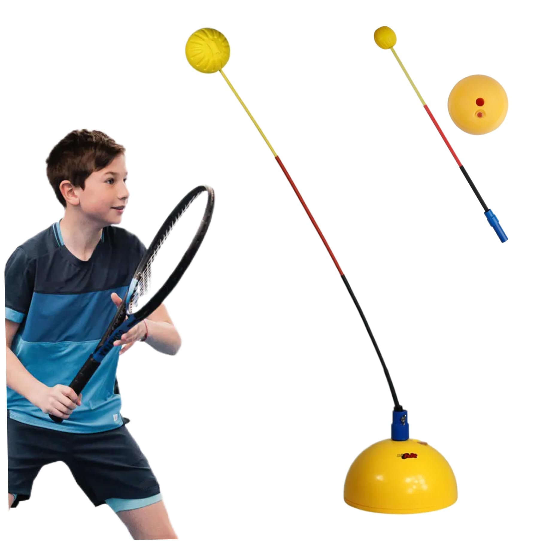 Tennis Trainer for Kids Solo Self Tennis Pratica Dispositivo 27 Attrezzatura Attrezzatura Aiuto Aiuto Esercitazioni Corretta Postura del Corpo per Bambini Remoder