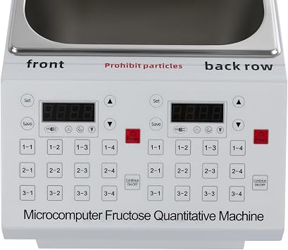 10L/2.64Gal Automatic Fructose Dispenser 280W Electric Quantitative Fructose Machine with Double Fructose Outlet Commercial Syrup Dispenser Machine