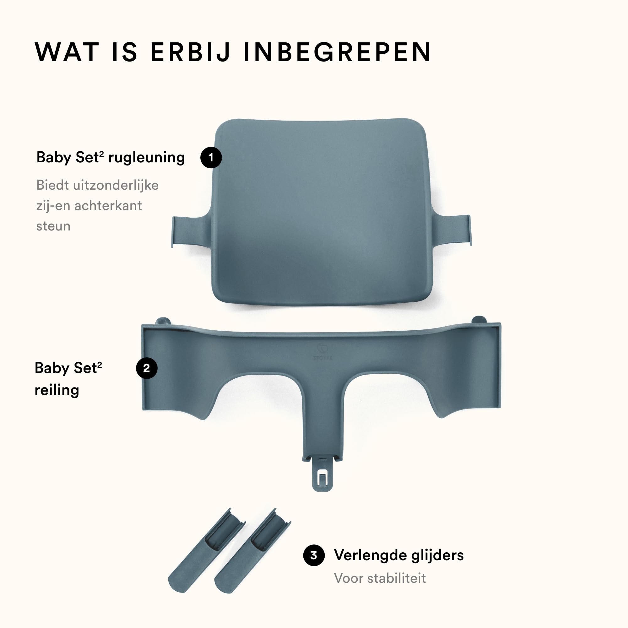 R Stokke Tripp Trapp Fjord Blue - Refurbished nieuw model » www