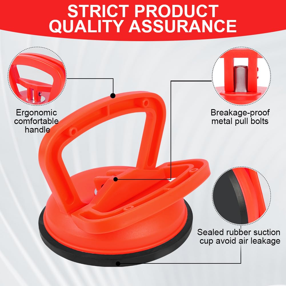 Flintronic Kit De Débosselage Carrosserie - 2 Ventouses Ergonomiques