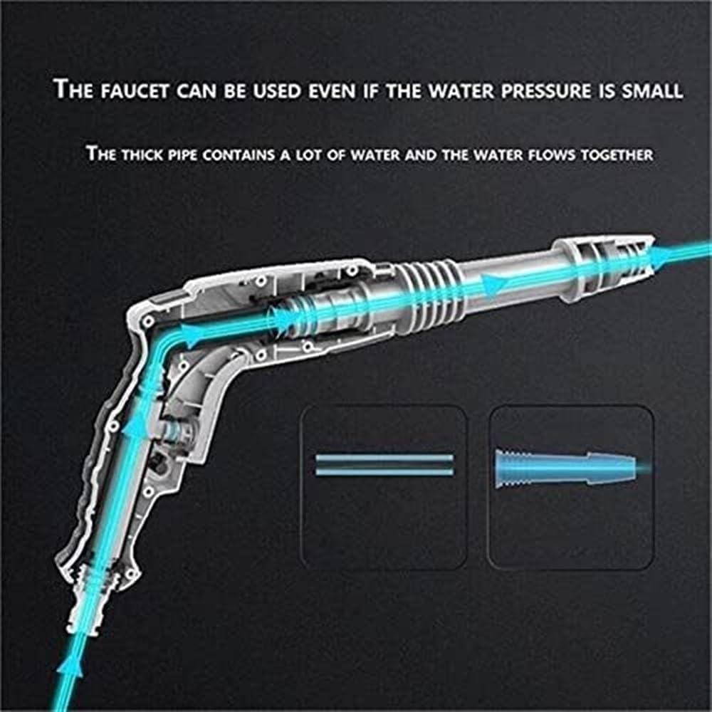 Garden Water Gun High Pressure Hose Nozzle Watering Foam Multifunctional Water Gun Car Wash Tool