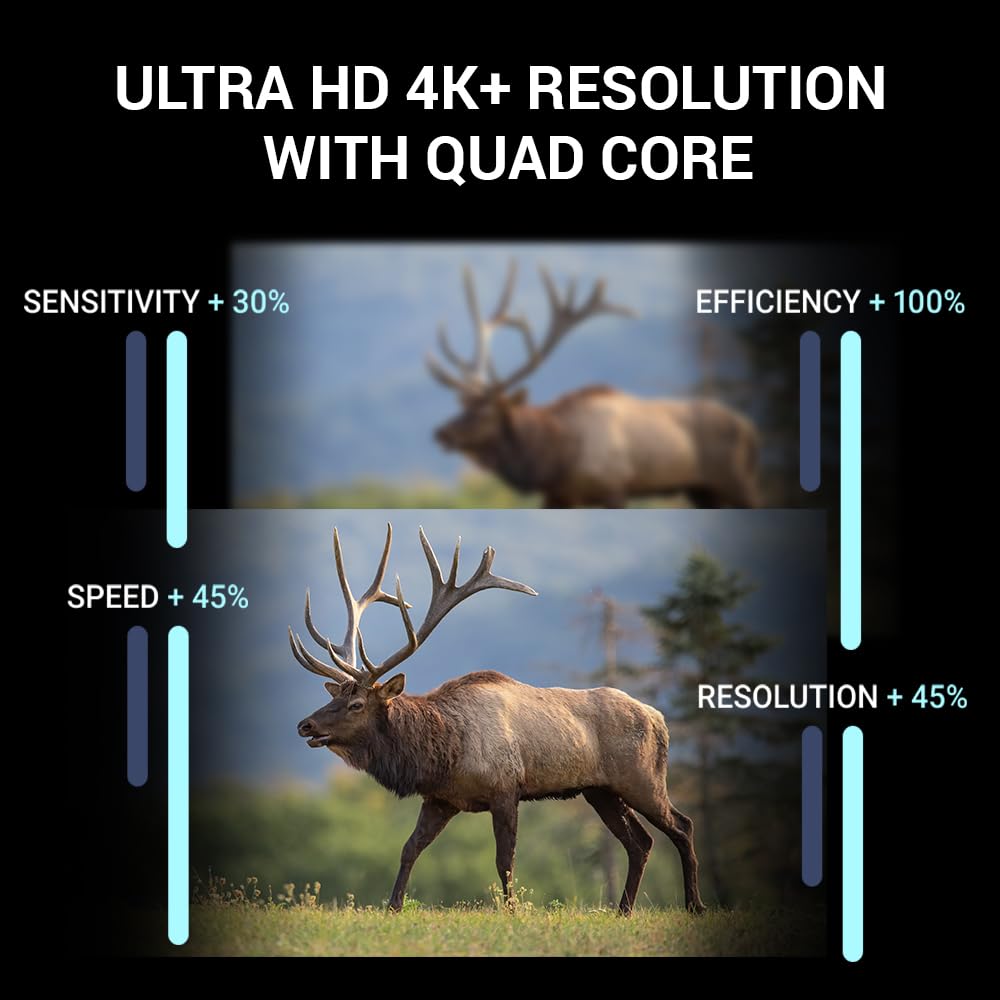 ATN X-Sight 5 LRF Smart Day/Night Hunting Scope w/Ballistics Calc, 4056x3040 Resolution, Video Record, Wi-Fi, 14hrs+ Battery Power
