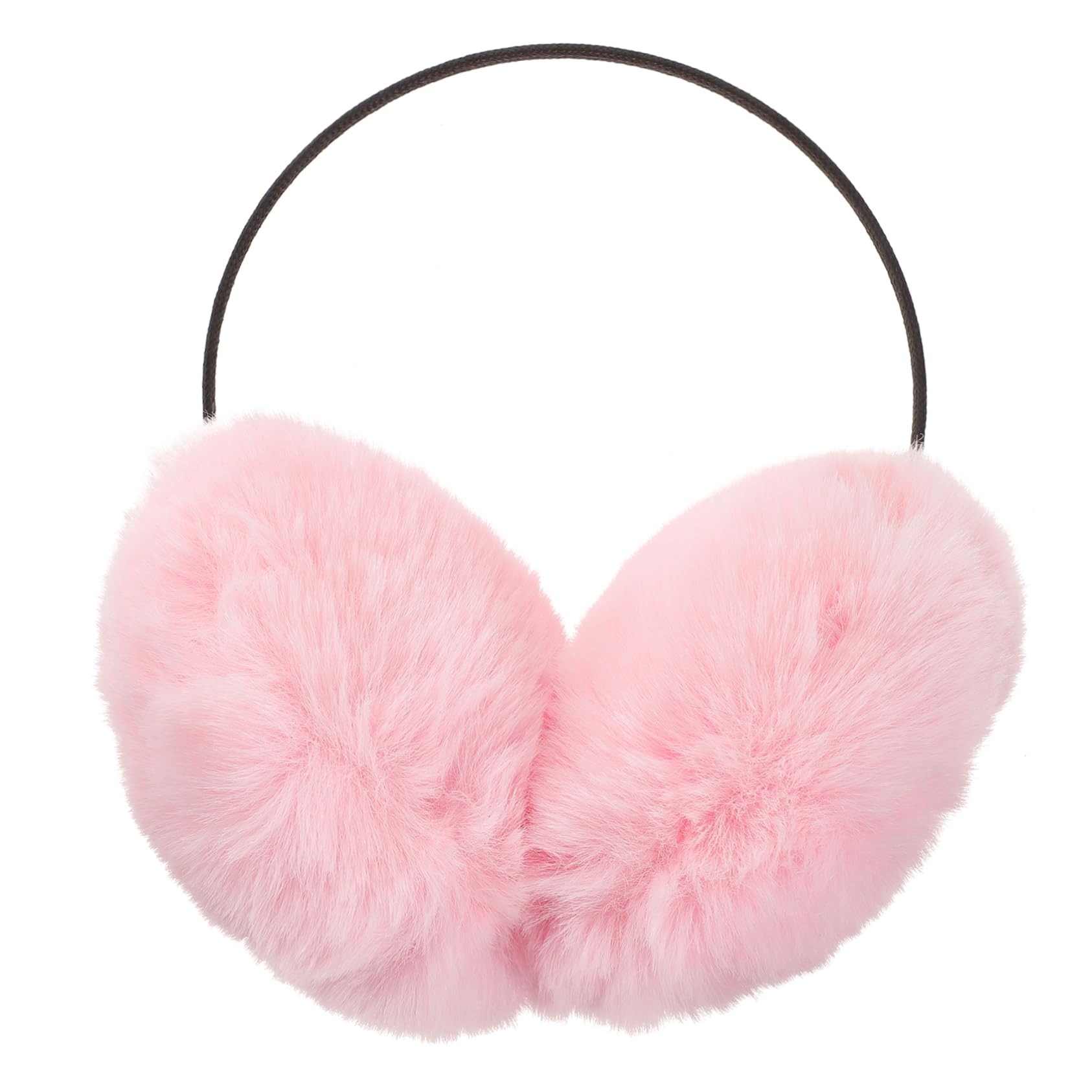 LIFKOME Fur Ear Muffs Winter Women's Plush Ear Warmers Girls Earmuff for Cold Weather