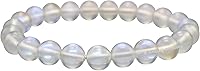 Vista 444 de Amazing Gemstone Pulsera de cristal para mujeres y hombres, pulsera de cristal curativo de protección, pulsera elástica con cuentas de piedras