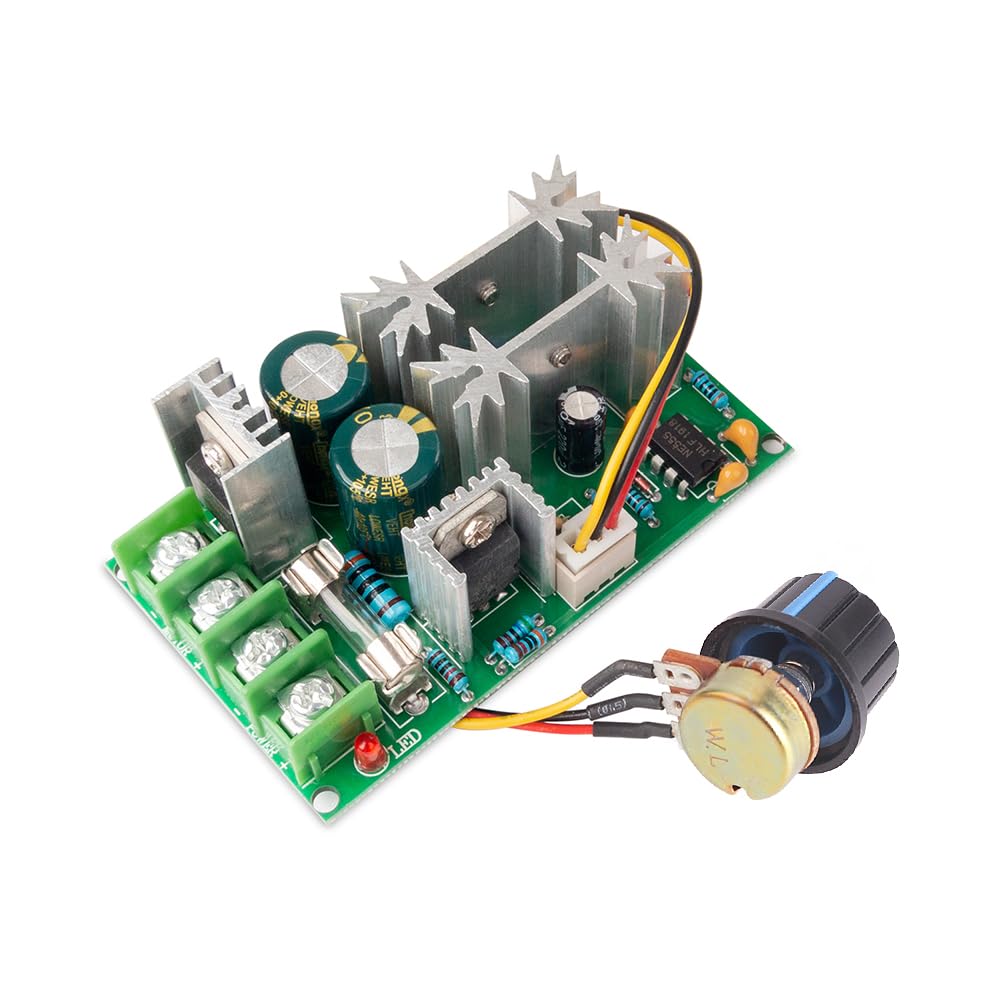 Regolatore di Velocità del Motore CC 12V 24V 36V 48V 20A Unità di Controllo Velocità Motore PWM Regolatore di Tensione Elettrica (1)