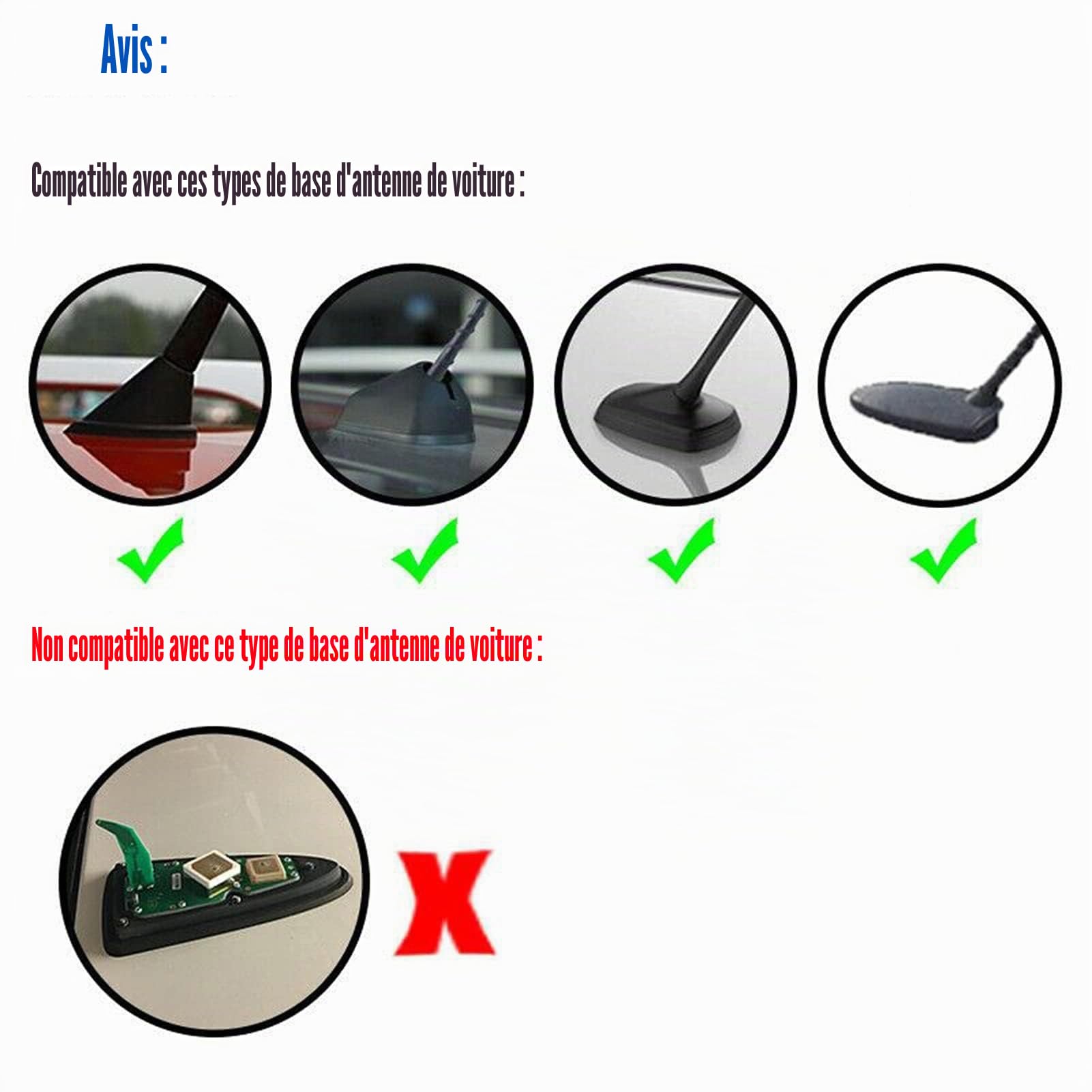 Antenne de Requin, pour Renault Kadjar, Koleos, Grand Scenic, Clio 4 3 2 1 RS Megane IV antenne aileron de Requin autoradio antenne FM AM Accessoires white