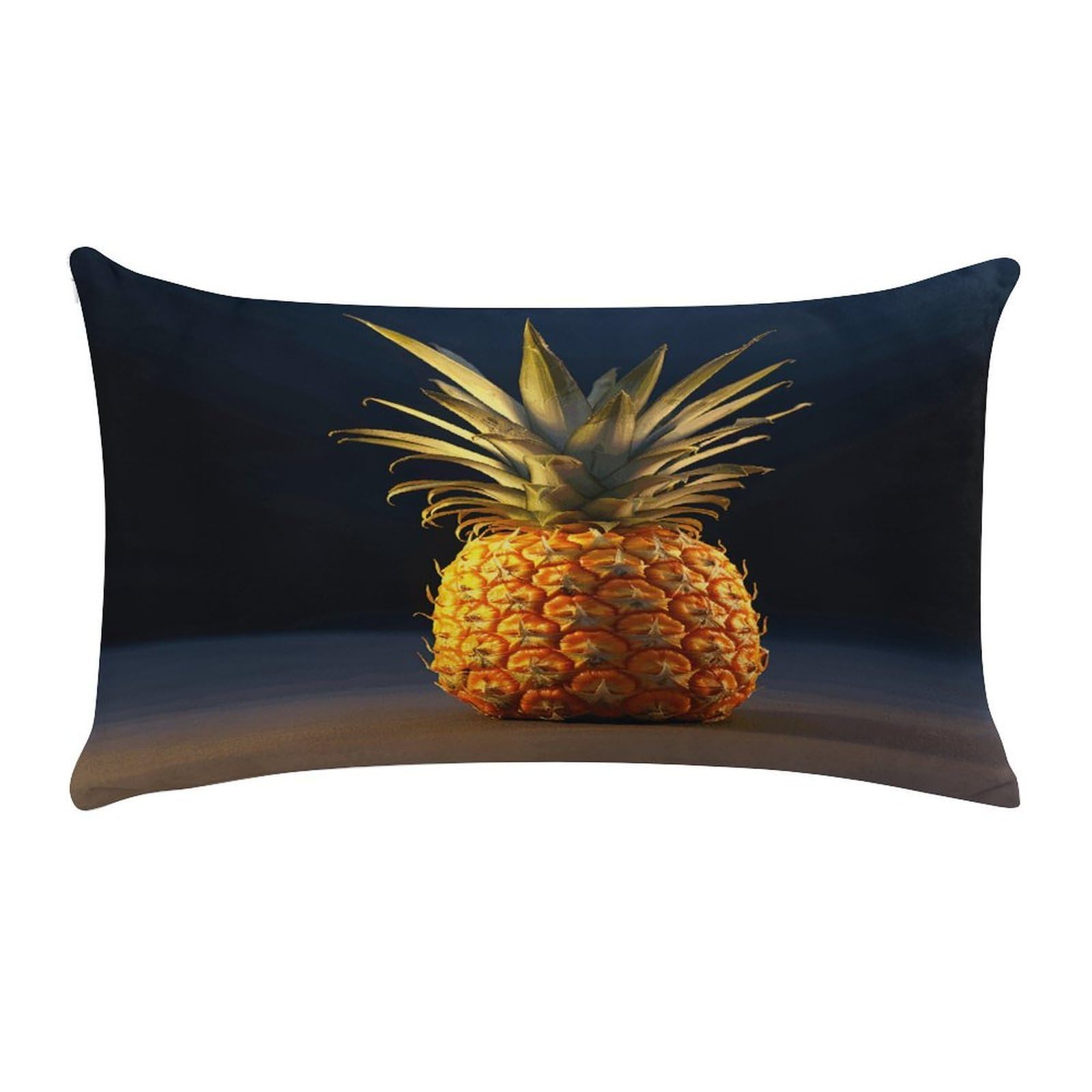 Pineapple Fruit Pillow Cover Super Soft Pillowcase Luxury Cozy Fuzzy Velvet Pillow Shams Breathable Standard Pillow Cases with Zipper Wrinkle-Free Pillow Cover 12 "×20 "