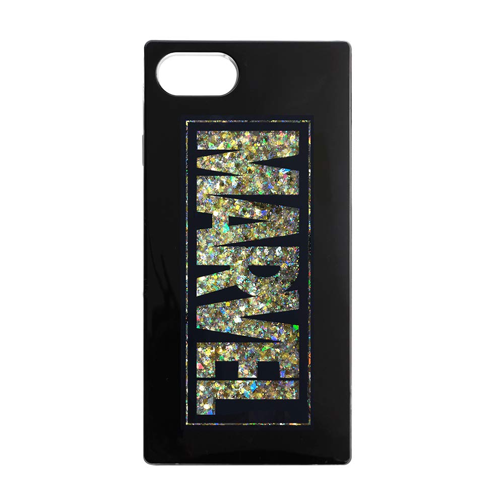 Premium Style iPhone 8/7/6s/6用 グリッターケース [ロゴ/ブラック] PG-DLQ17M01MVL