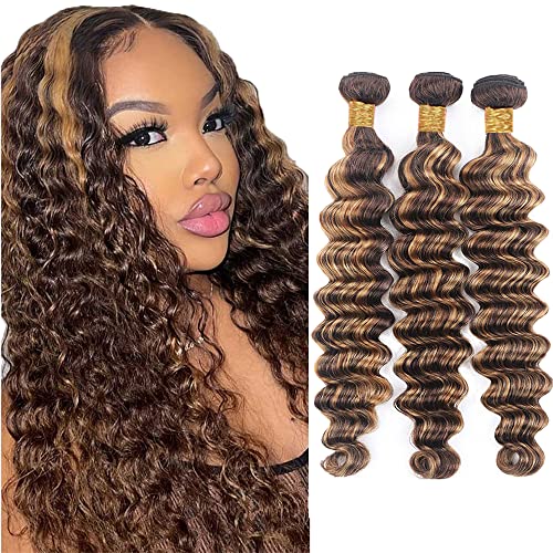 30 32 34 Inch Honey Blonde Human Hair Bundles...