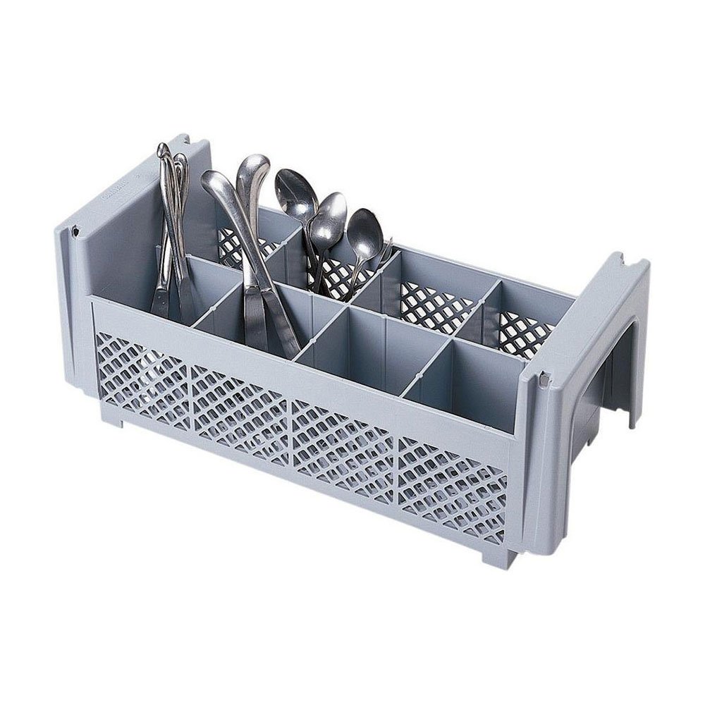 Cambro Flatware Rack Cambro 8-Compartment Flatware Rack, Gray Half-Size ...
