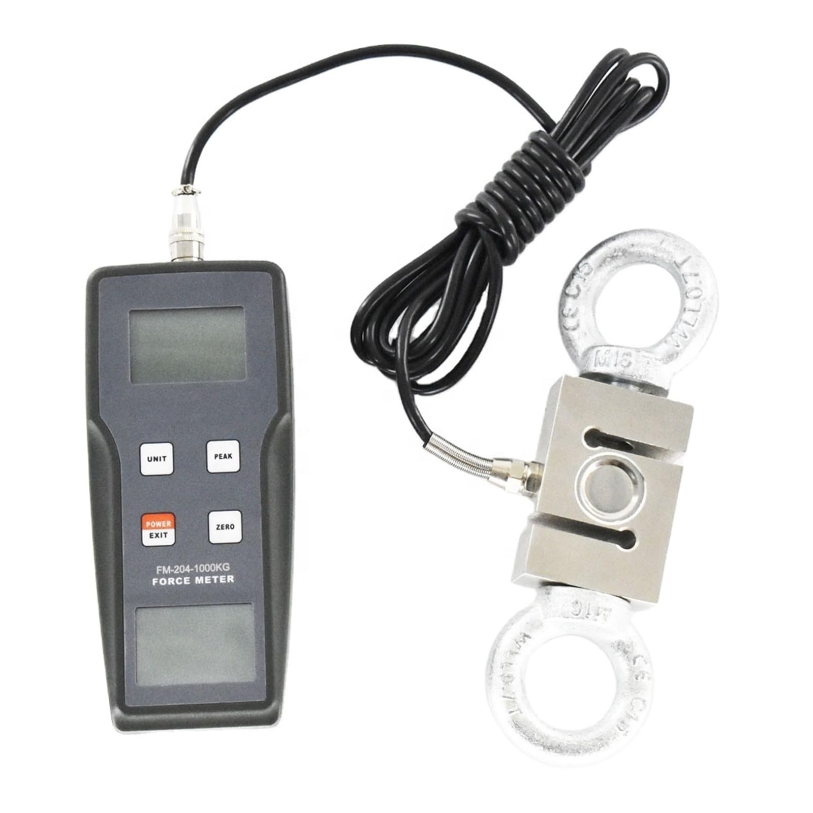 200K to 1000K Digital Pull and Push Tester Digital Force Gauge for Electronics,Building Hardware Various Test(FM-204-500K)